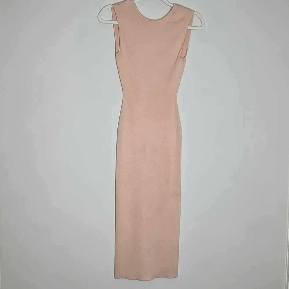 Zara Knit Open Back Dress - Picture 4 of 9